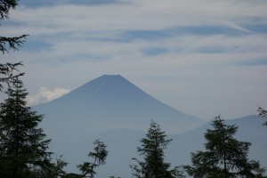 櫛形山から